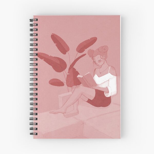 Item preview, Cute girl reads book - illustration for book lovers designed and sold by KiwiBrush.