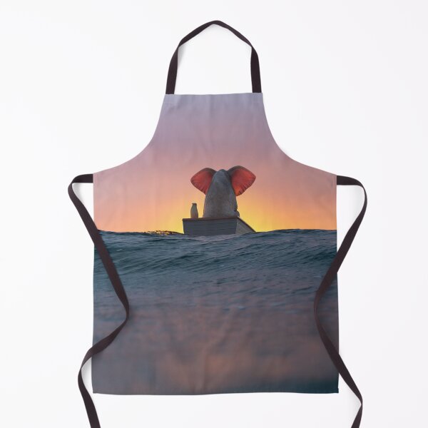 Item preview, elephant and dog sail in a boat on the waves designed and sold by Mike Kiev art.