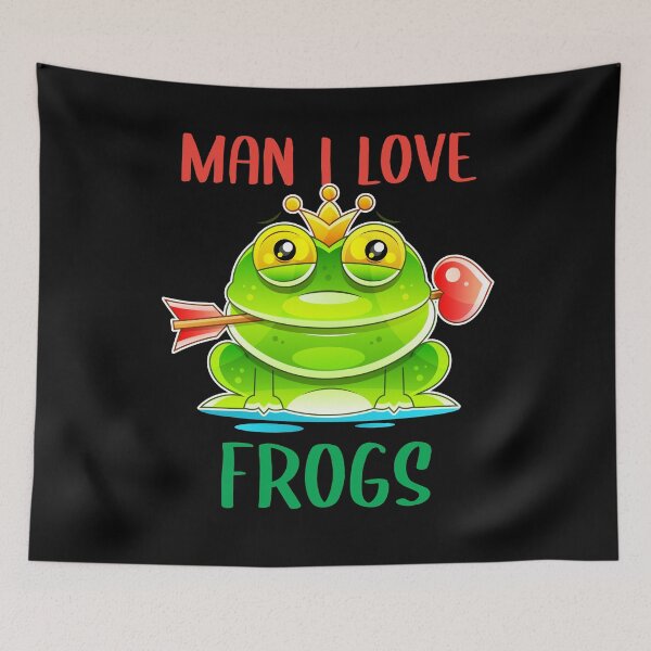 Item preview, Man I love Frogs designed and sold by FoxShop.