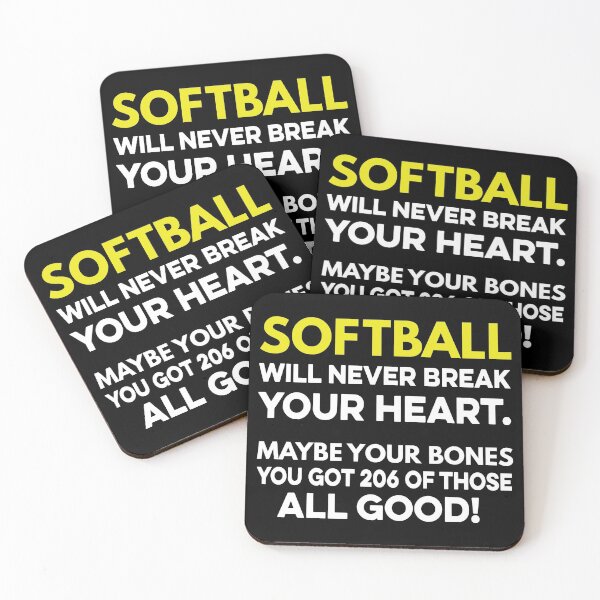 Item preview, Softball Will Never Break your Heart designed and sold by TendyTees.