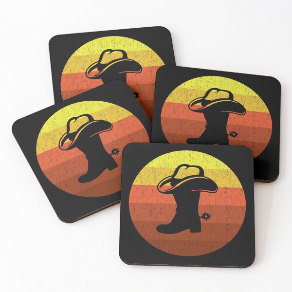Item preview, Retro Cowboy Hat and Cowboy Boot designed and sold by Soumita.