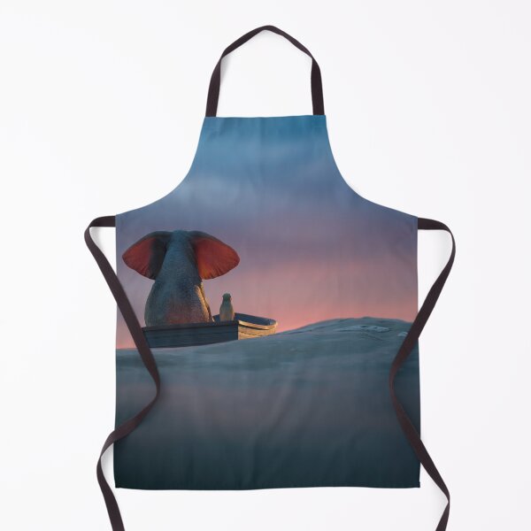 Item preview, elephant and dog sail in a boat on the waves 2 designed and sold by Mike Kiev art.