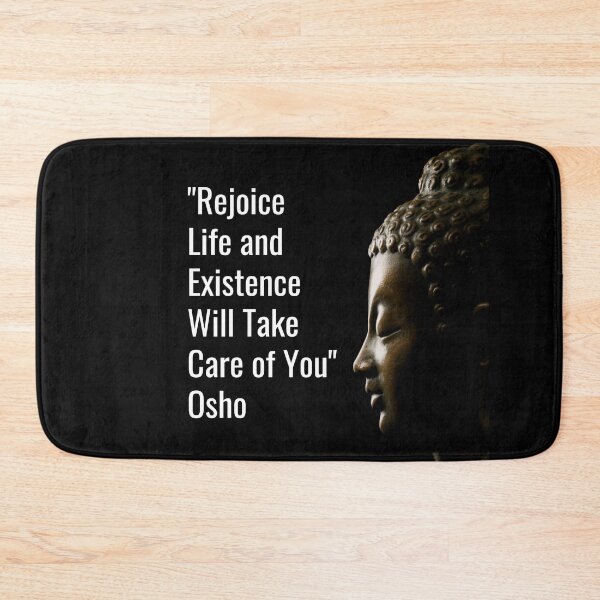 Item preview, Motivational Quote for Success | Osho | Rejoice life and existence will take... designed and sold by RetComly.