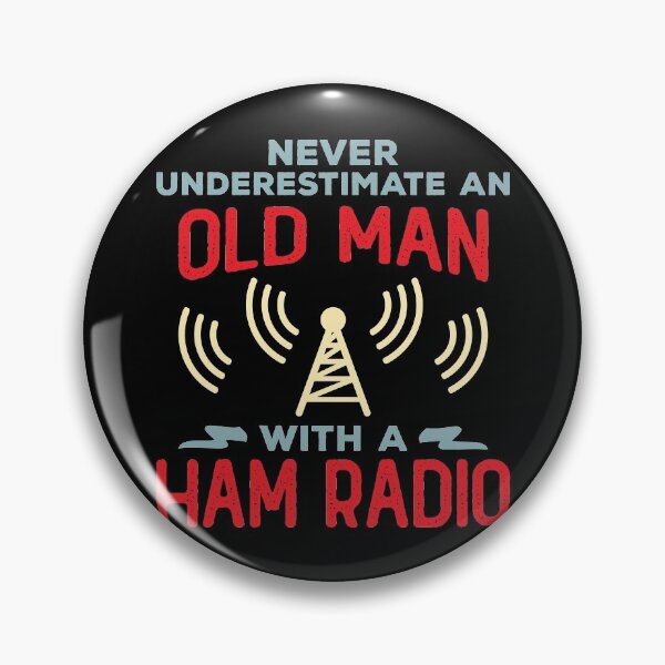 Item preview, Never Underestimate an Old Man with a Ham Radio designed and sold by wingstar.