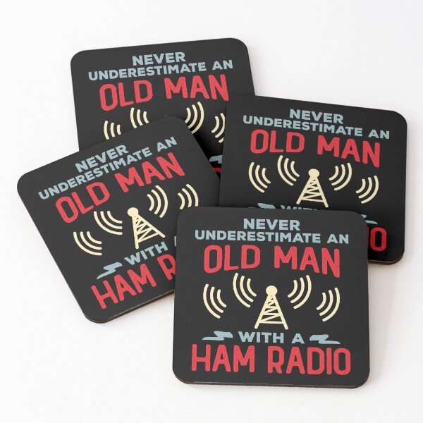 Item preview, Never Underestimate an Old Man with a Ham Radio designed and sold by wingstar.