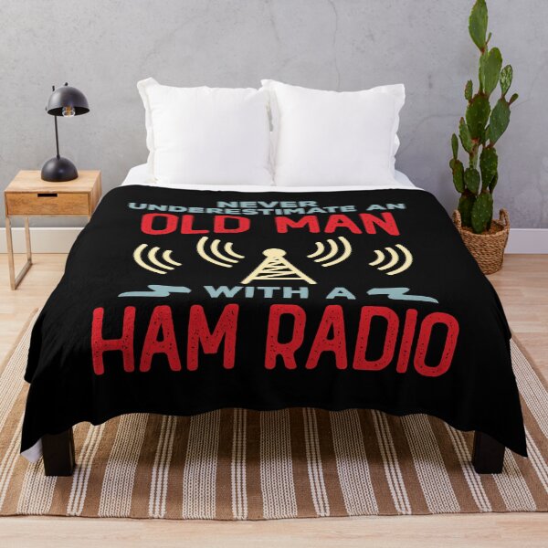 Item preview, Never Underestimate an Old Man with a Ham Radio designed and sold by wingstar.