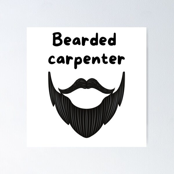 Item preview, Bearded carpenter designed and sold by MargheritaLidia.