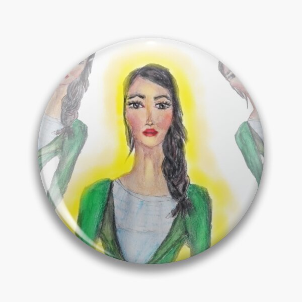 Item preview, A GIRL IN A GREEN COAT designed and sold by IvanaKada.