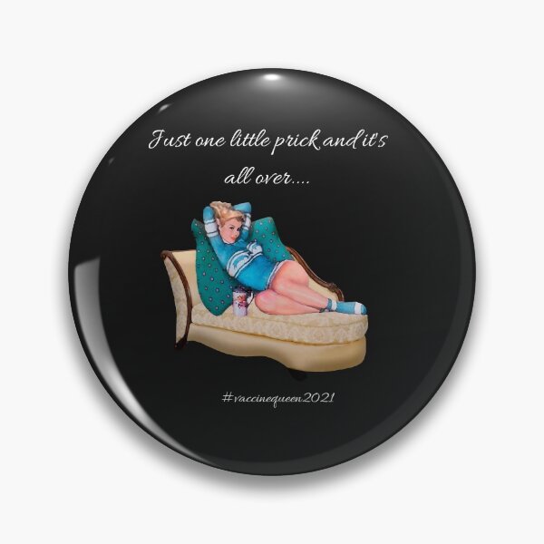 Item preview, Covid19 Vaccine 50's Pin-Up Girl designed and sold by HappyRoz75.