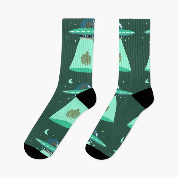Item preview, Bigfoot UFO DogeCoin Alien Abduction Funny Doge Coin HODL designed and sold by trendo.
