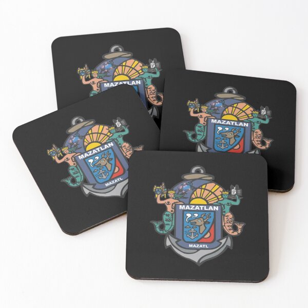 Item preview, Mazatlán flag coat of arms designed and sold by mikoala50.