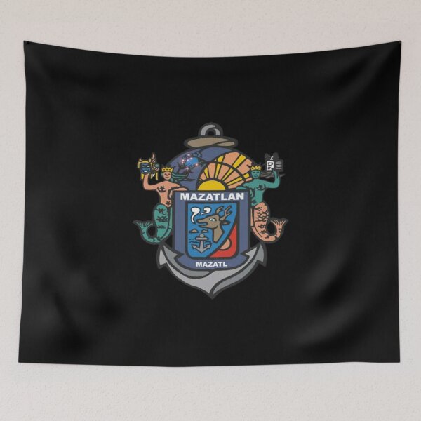 Item preview, Mazatlán flag coat of arms designed and sold by mikoala50.