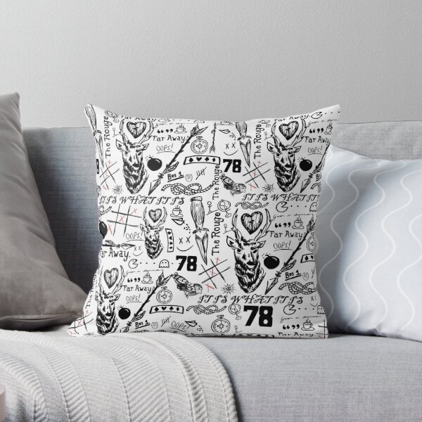 Celebrity Etchings - One Direction #1 Throw Pillow by Serge