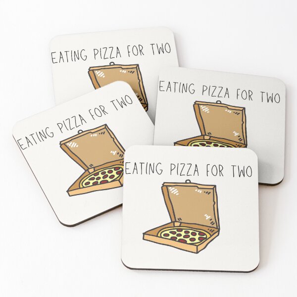 Item preview, Eating Pizza For Two | Pizza Box designed and sold by casualism.