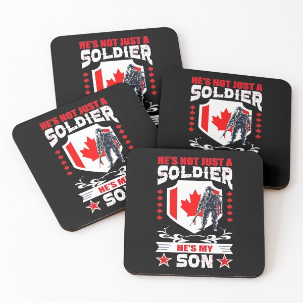 Item preview, 'HE'S NOT JUST A SOLDIER HE'S MY SON' COLLECTION designed and sold by JRM Tees & More Store.