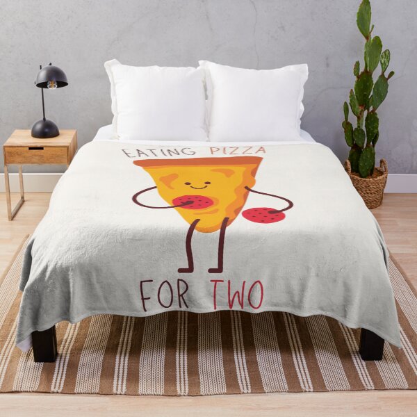 Item preview, Eating Pizza For Two | Smiley Pizza Slice designed and sold by casualism.