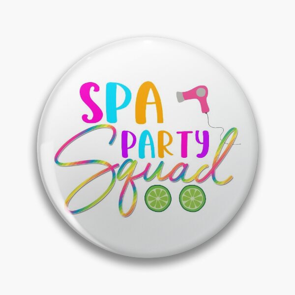 Item preview, Spa Party Squad Funny Birthday Theme designed and sold by Nzgiftsandmore.