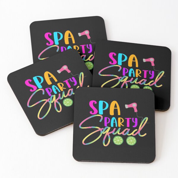 Item preview, Spa Party Squad Funny Birthday Theme designed and sold by Nzgiftsandmore.