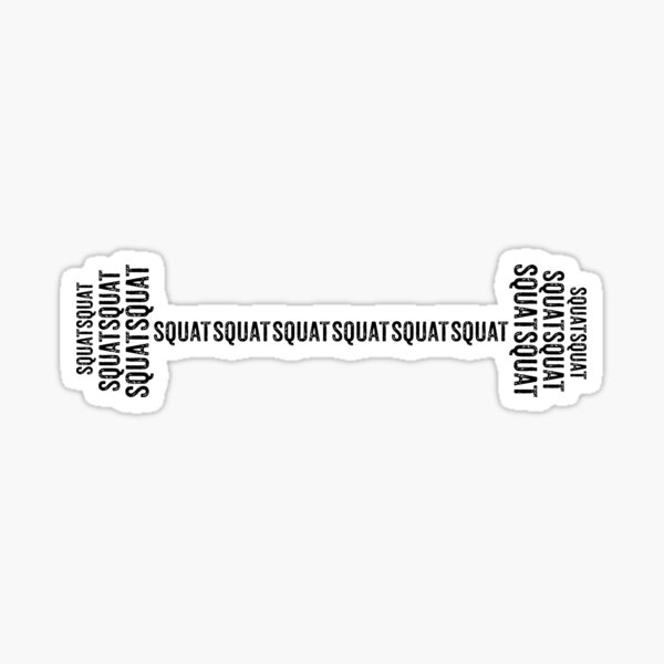 Item preview, Squat Squat Squat designed and sold by Leaping Fox.