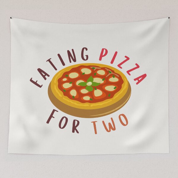 Item preview, Eating Pizza For Two | Full Sized Pizza designed and sold by casualism.