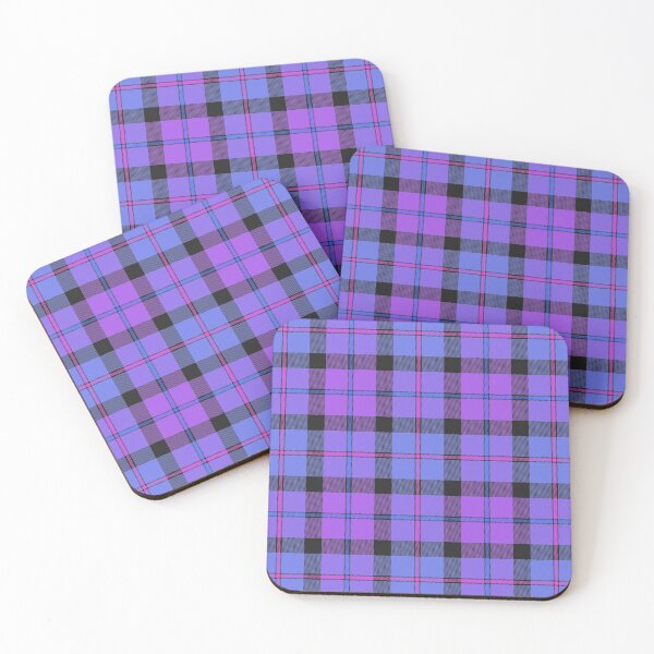 Item preview, Campbell | Wild Candy | Cute Purple and Blue Plaid designed and sold by cutetartanshop.