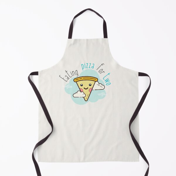 Item preview, Illustrated Eating Pizza For Two | Smiley Pizza Slice designed and sold by casualism.