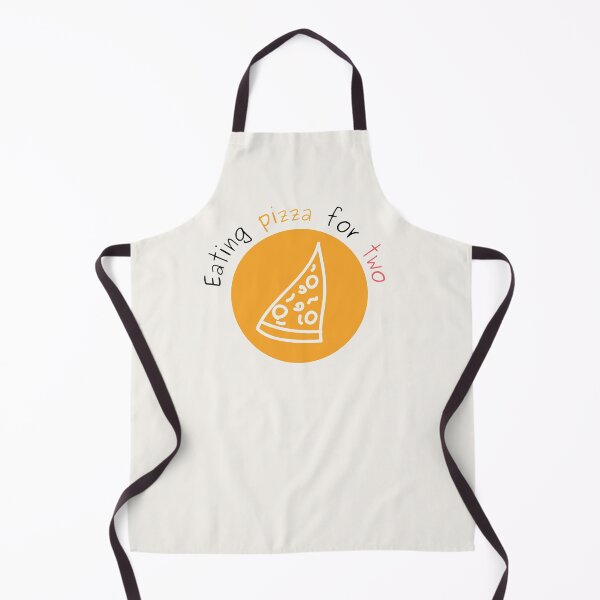Item preview, Eating Pizza For Two | Yellow Minimalist designed and sold by casualism.