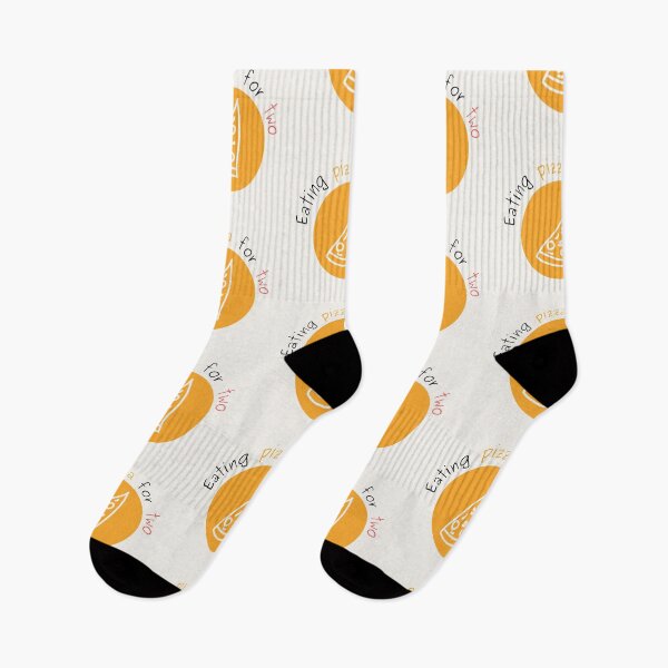 Item preview, Eating Pizza For Two | Yellow Minimalist designed and sold by casualism.