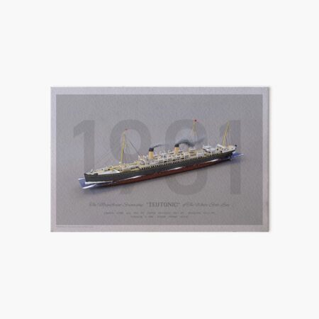 Item preview, RMS Teutonic - White Star Line designed and sold by Historical Ocean Liners.