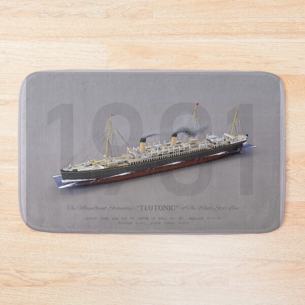 Item preview, RMS Teutonic - White Star Line designed and sold by Historical Ocean Liners.