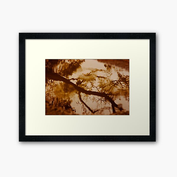 A Walk in the Rain Framed Art Print