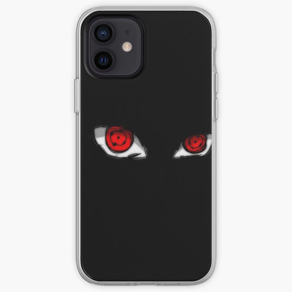 yeux rouges fous Coque souple iPhone