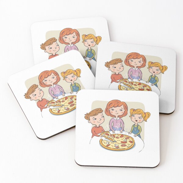 Item preview, eating pizza for two designed and sold by Sameh Messaoudi.