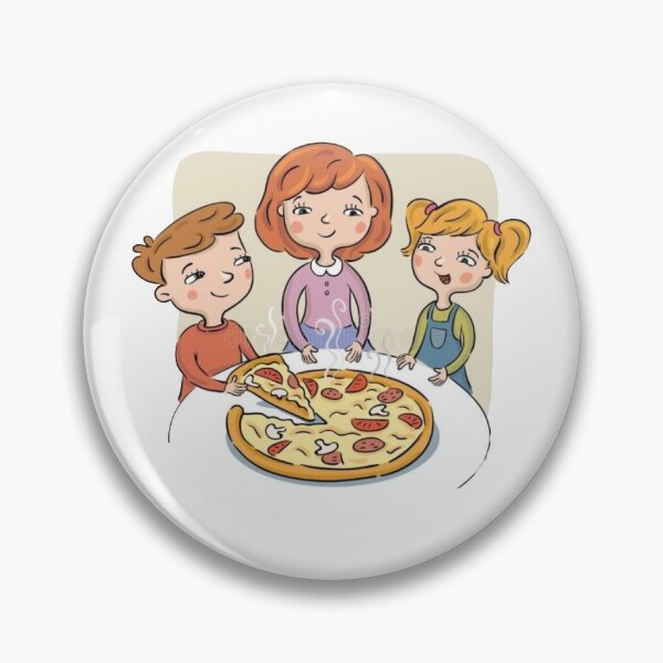 Item preview, eating pizza for two designed and sold by Sameh Messaoudi.