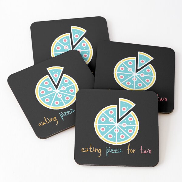 Item preview, Eating Pizza For Two | Pastel Minimalist Aesthetics designed and sold by casualism.