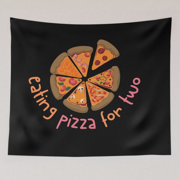 Item preview, Eating Pizza For Two | Different Flavoured Pizza designed and sold by casualism.