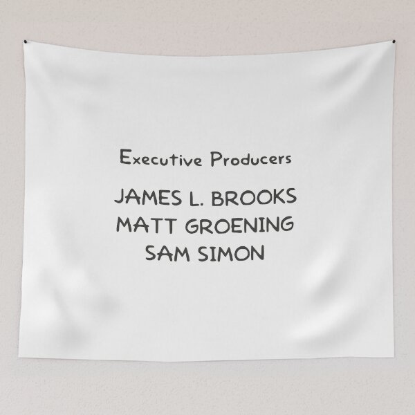 Item preview, Simpson's Executive Producers designed and sold by Free-Cat.