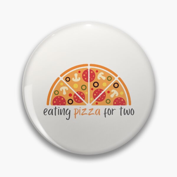 Item preview, Eating Pizza For Two | Halfed Pizza designed and sold by casualism.