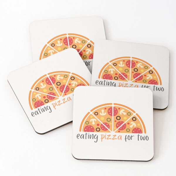Item preview, Eating Pizza For Two | Halfed Pizza designed and sold by casualism.
