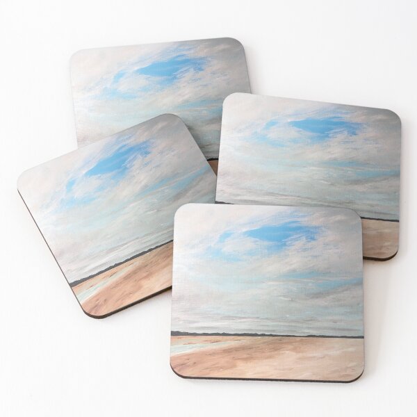 Item preview, Beach Landscape (Budle Bay) designed and sold by hmdturner.