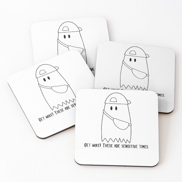 Item preview, Get Woke, These Are Sensitive Times Ghost designed and sold by beckahbrooks.