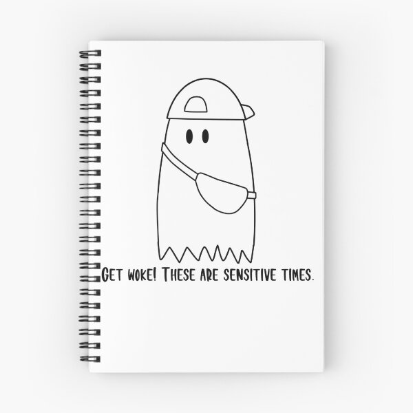 Item preview, Get Woke, These Are Sensitive Times Ghost designed and sold by beckahbrooks.