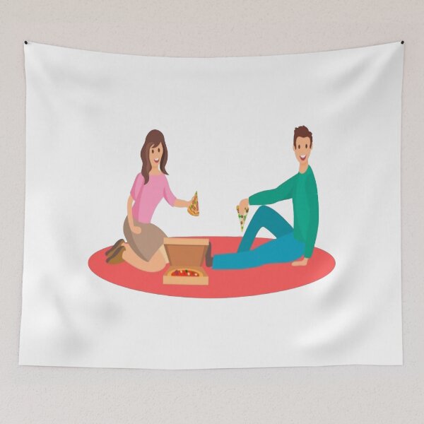 Item preview, eating pizza for two designed and sold by Sameh Messaoudi.