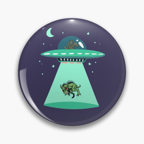 Artikelvorschau, Bigfoot UFO Lustige Alien-Entführung Chupacabra Kreatur Humor entworfen und verkauft von trendo.