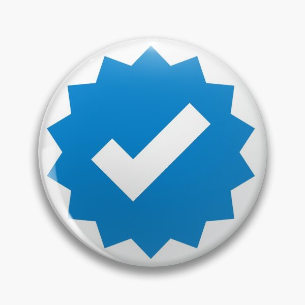 Item preview, verified check social media creator designed and sold by PhrasesTheThird.