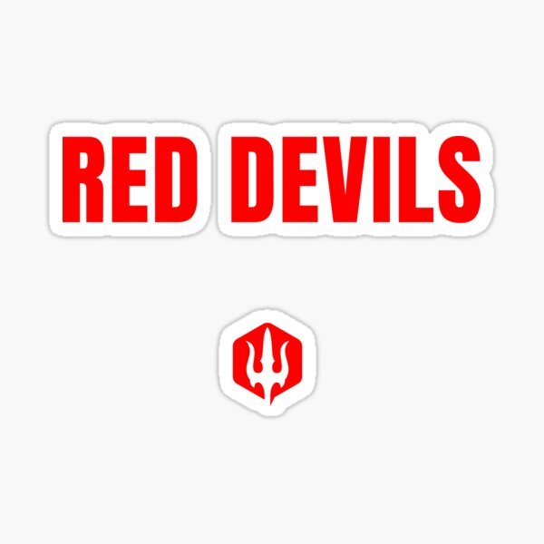 Red Devil Head Sticker Decal Vinyl Bumper Sticker Brazil
