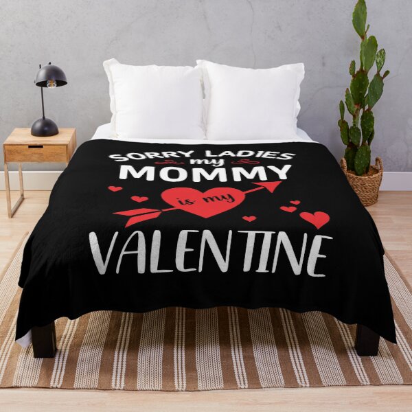 Aperçu de l'œuvre désolé mesdames ma maman est ma valentine créée et vendue par Designhub14.