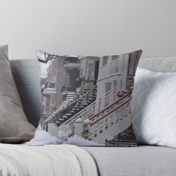 Item preview, De Saint-Valliers Street in Winter (Montreal) designed and sold by michel bazinet.