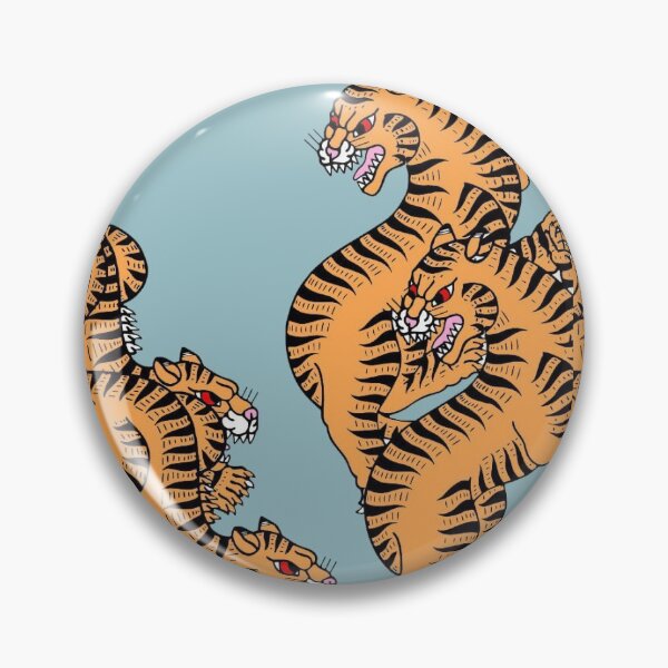 Item preview, Savage tigers designed and sold by Eloutar.