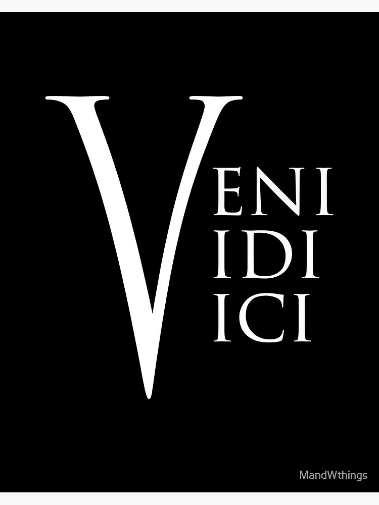 VENI VIDI VICI ROMAN EMPIRE | Art Board Print